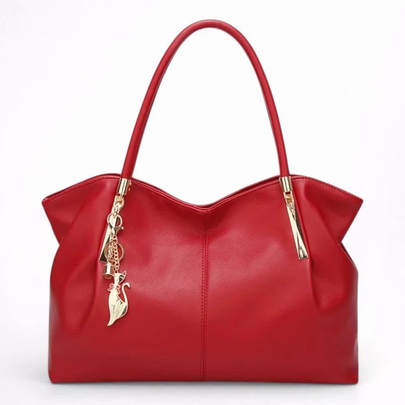 Cabas en Cuir Élégant avec Finitions Métalliques - 1001 Sacs
