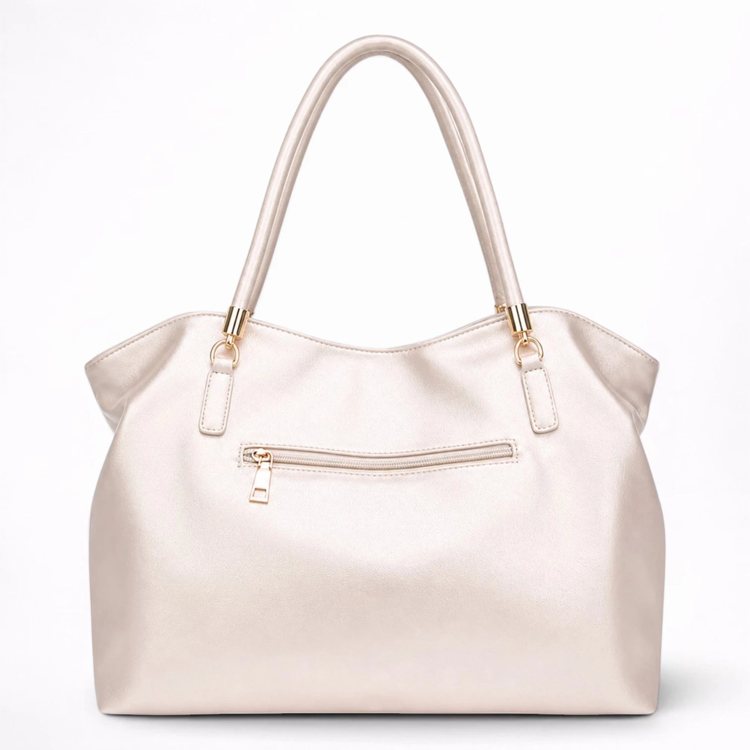Cabas en Cuir Élégant avec Finitions Métalliques - 1001 Sacs