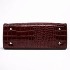 Cabas en Cuir Motif Crocodile pour Femme - 1001 Sacs