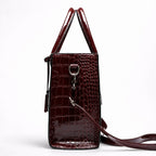 Cabas en Cuir Motif Crocodile pour Femme - 1001 Sacs