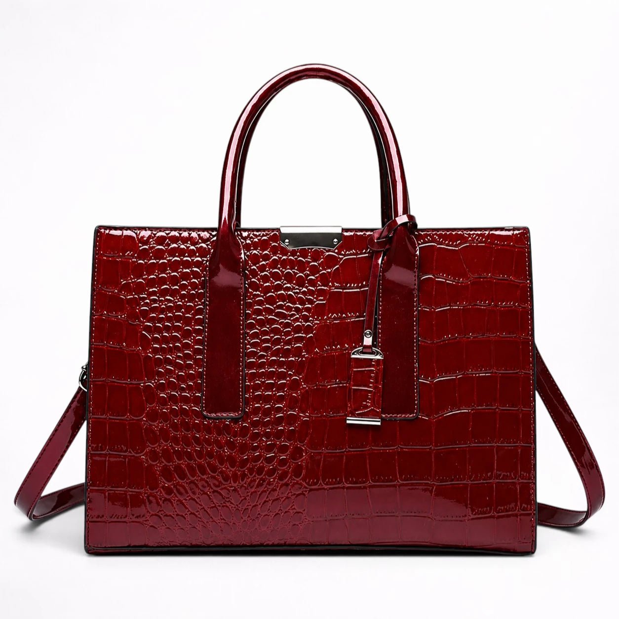 Cabas en Cuir Motif Crocodile pour Femme - 1001 Sacs