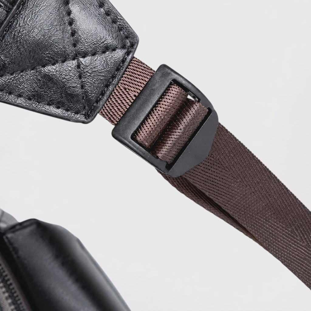 Sac à Dos en Cuir PU Anti-Vol Business pour Homme