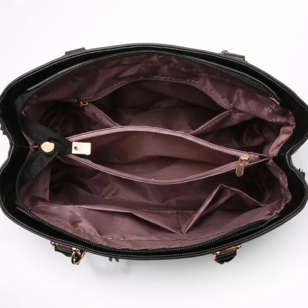 Lot 2 Sacs à Main en Cuir Souple Épaule et Main - 1001 Sacs