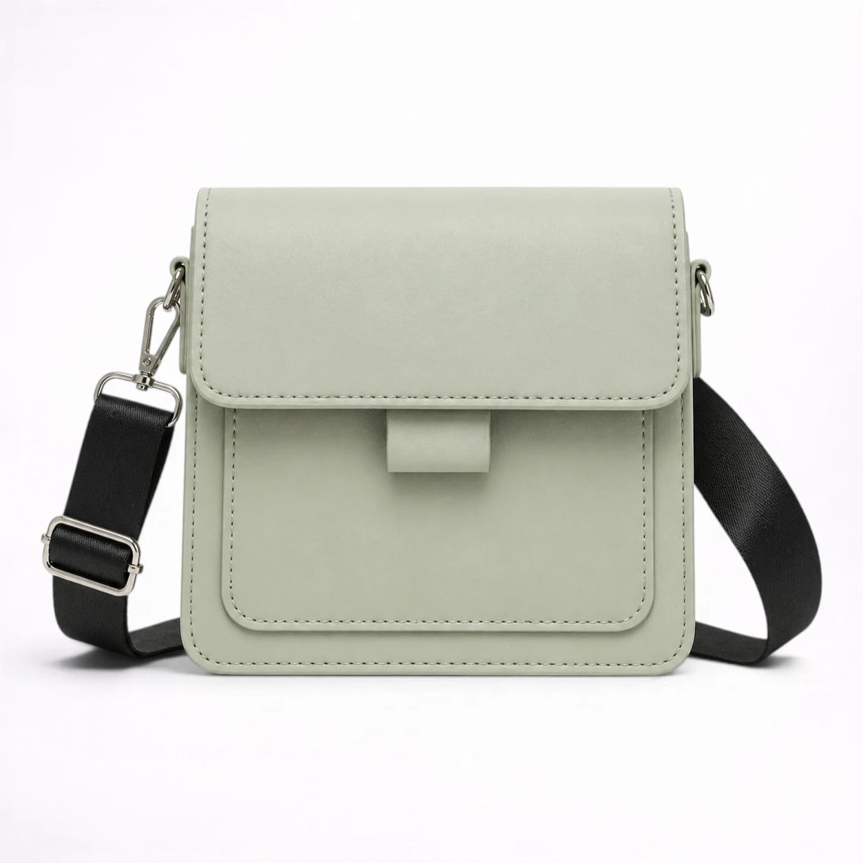 Petit Sac à Rabat en Cuir Classique Bandoulière - 1001 Sacs