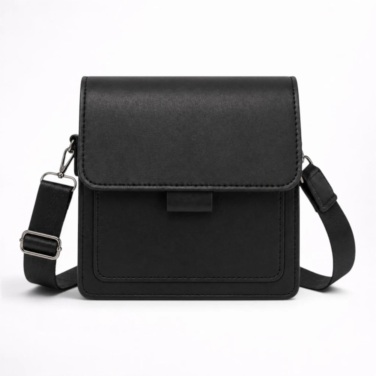 Petit Sac à Rabat en Cuir Classique Bandoulière - 1001 Sacs