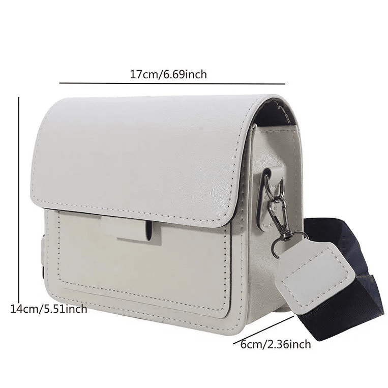 Petit Sac à Rabat en Cuir Classique Bandoulière - 1001 Sacs