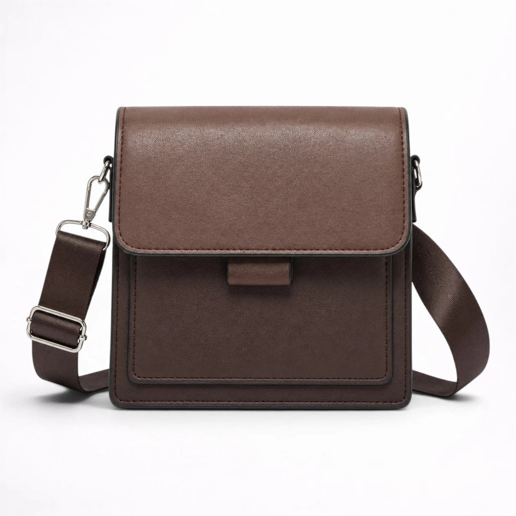 Petit Sac à Rabat en Cuir Classique Bandoulière - 1001 Sacs
