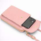 Petit Sac Téléphone en Cuir PU Bandoulière - 1001 Sacs