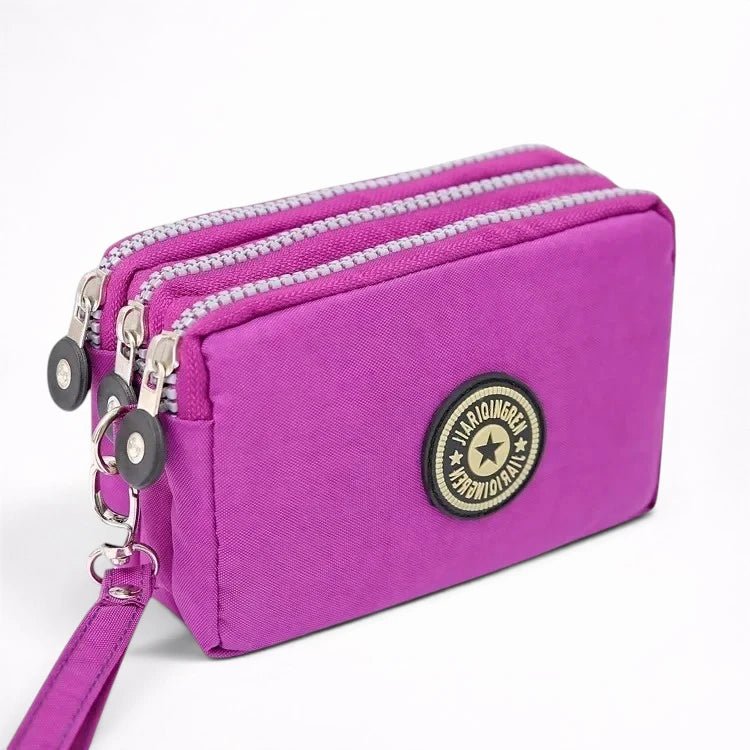 Portefeuille Pochette Maquillage Triple Zip - 1001 Sacs