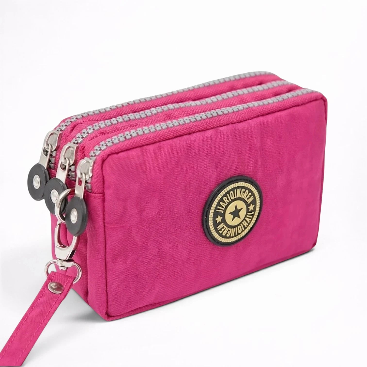 Portefeuille Pochette Maquillage Triple Zip - 1001 Sacs
