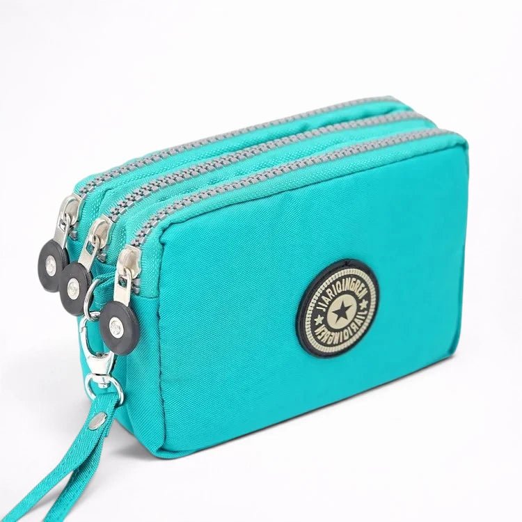 Portefeuille Pochette Maquillage Triple Zip - 1001 Sacs
