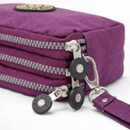 Portefeuille Pochette Maquillage Triple Zip - 1001 Sacs
