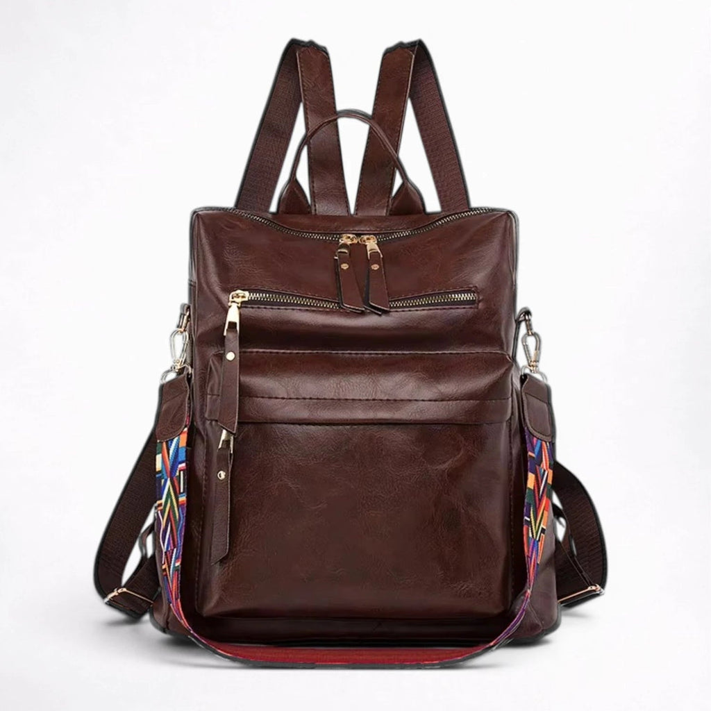 Sac à Dos en Cuir Multifonction Scolaire pour Adolescente - 1001 Sacs
