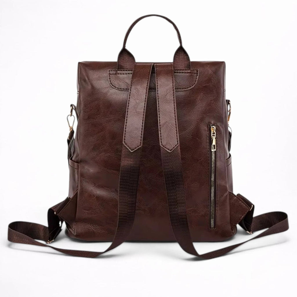 Sac à Dos en Cuir Multifonction Scolaire pour Adolescente - 1001 Sacs