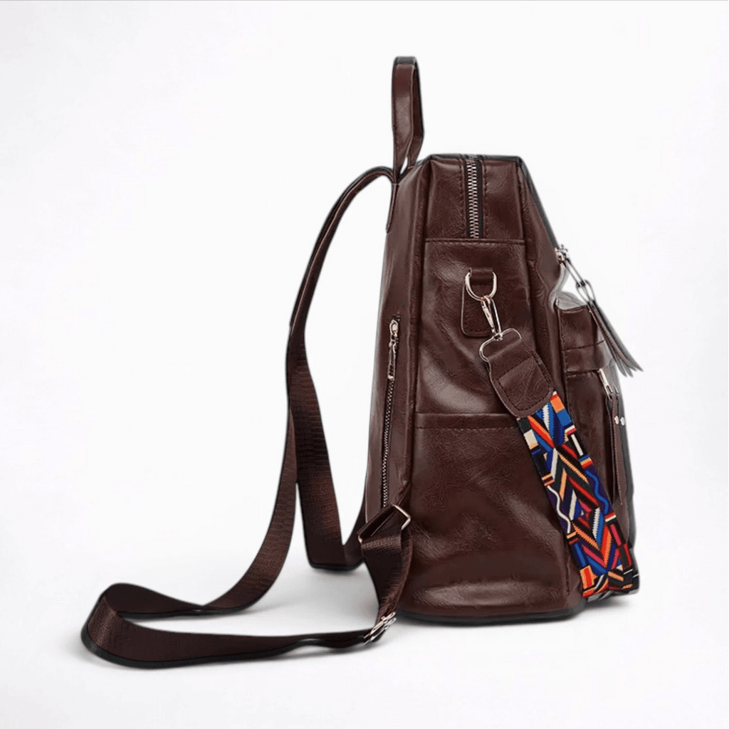 Sac à Dos en Cuir Multifonction Scolaire pour Adolescente - 1001 Sacs