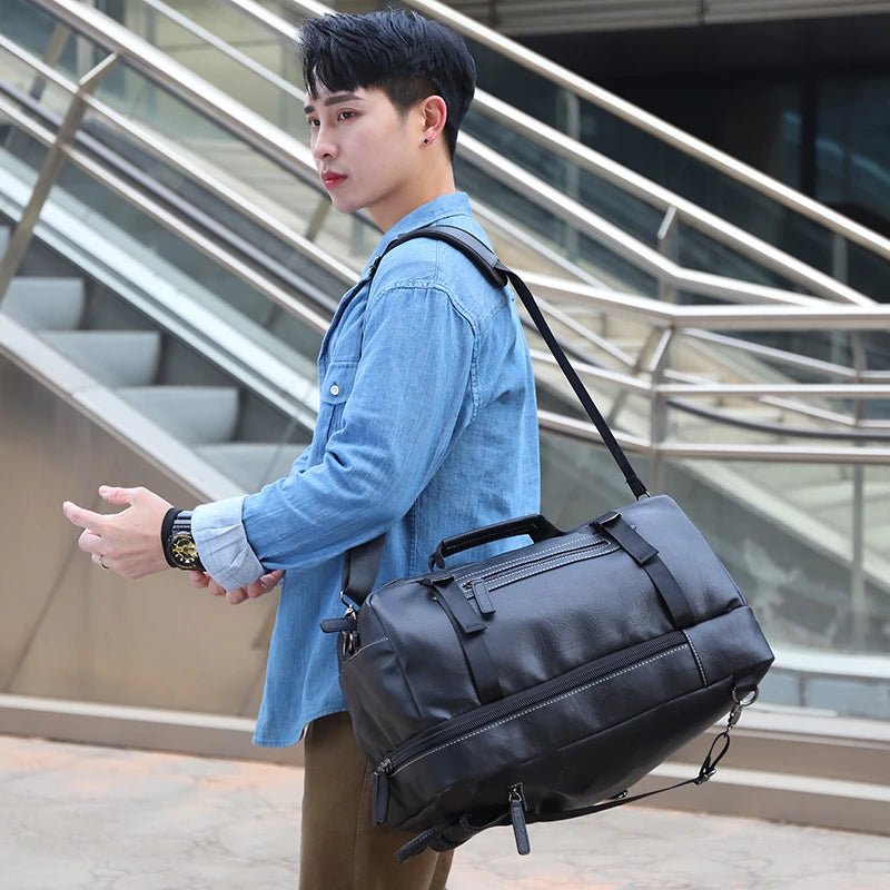 Sac à Dos en Cuir PU Multifonction Casual - 1001 Sacs