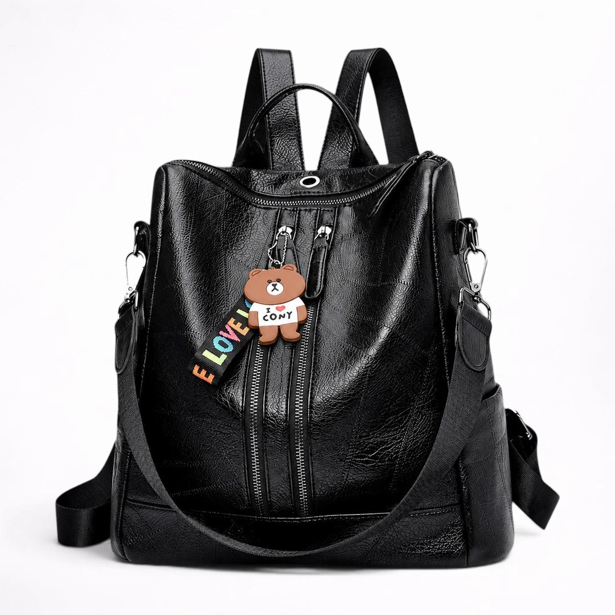 Sac à Dos en Cuir Souple Scolaire et Voyage pour Adolescente - 1001 Sacs