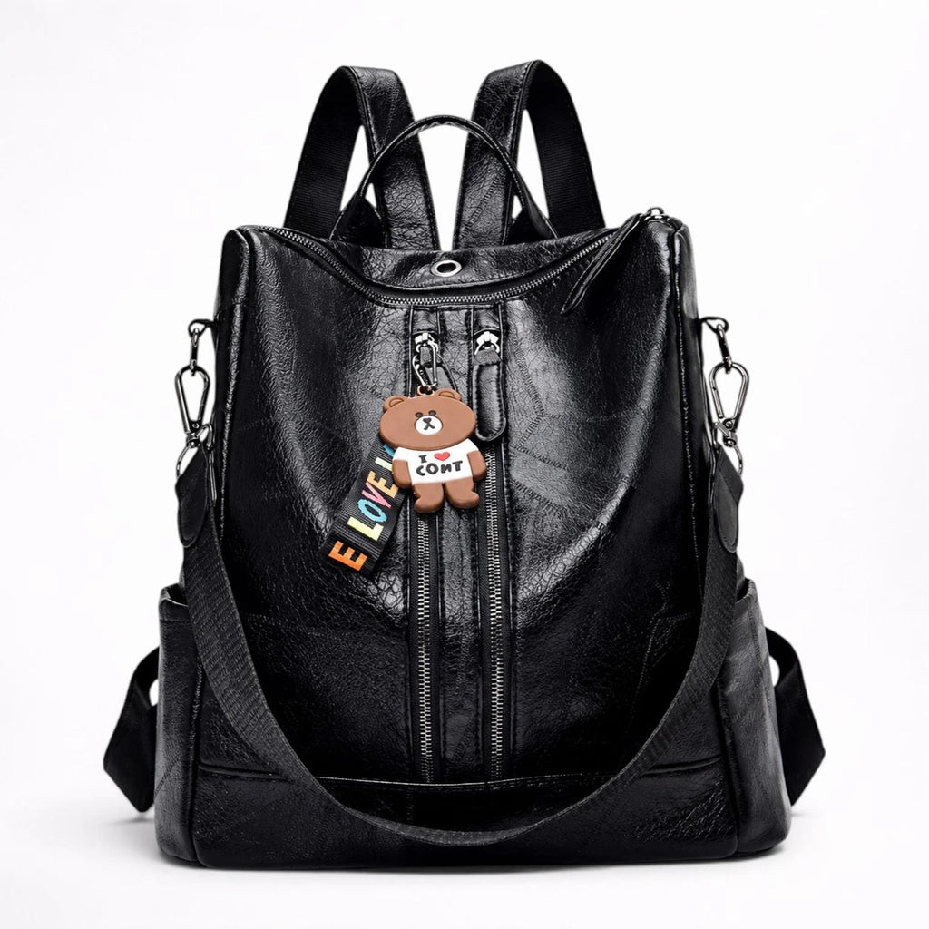 Sac à Dos en Cuir Souple Scolaire et Voyage pour Adolescente - 1001 Sacs