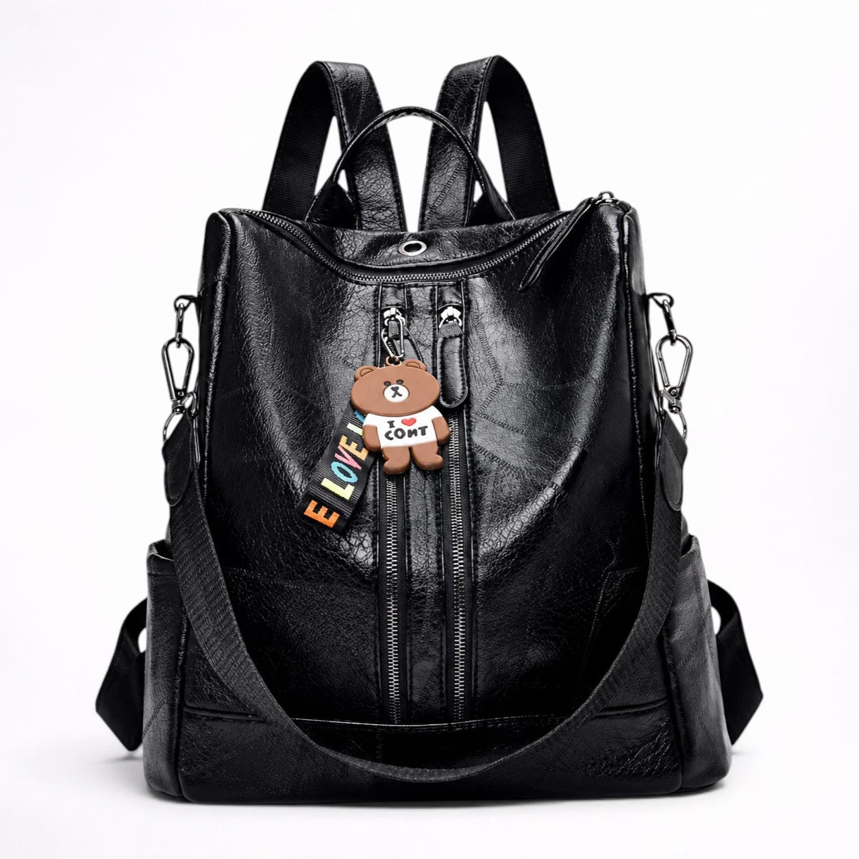 Sac à Dos en Cuir Souple Scolaire et Voyage pour Adolescente - 1001 Sacs
