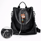 Sac à Dos en Cuir Souple Scolaire et Voyage pour Adolescente - 1001 Sacs