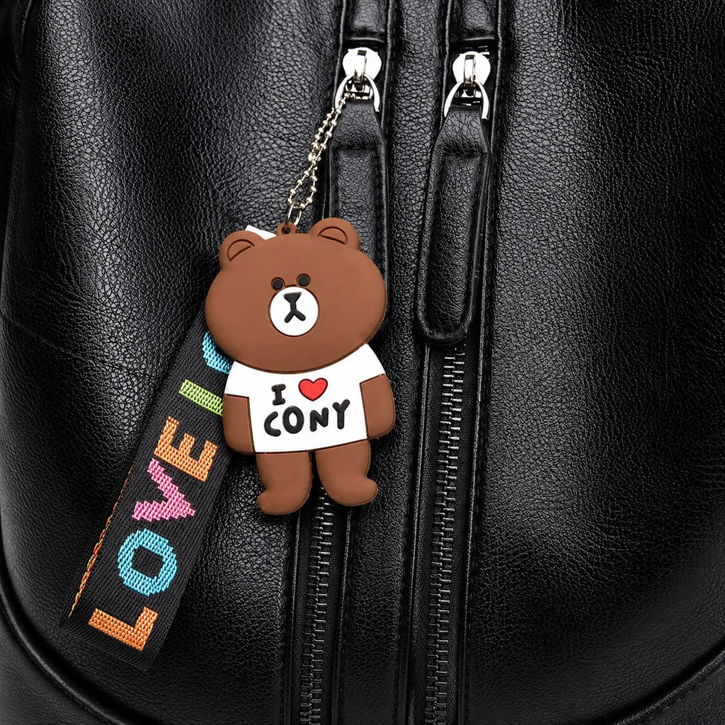 Sac à Dos en Cuir Souple Scolaire et Voyage pour Adolescente - 1001 Sacs