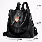 Sac à Dos en Cuir Souple Scolaire et Voyage pour Adolescente - 1001 Sacs