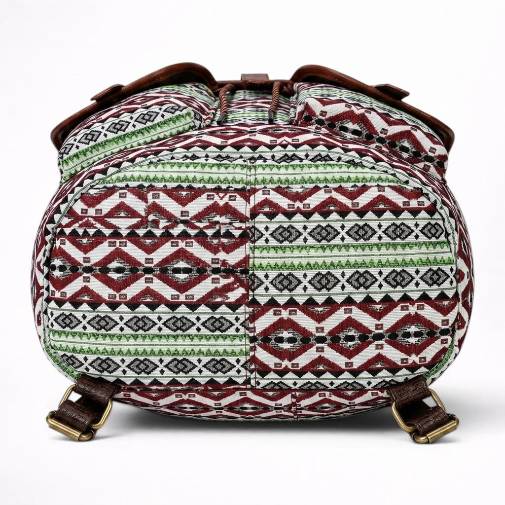Sac à Dos en Toile Ethnique pour Voyageur et Étudiant - 1001 Sacs