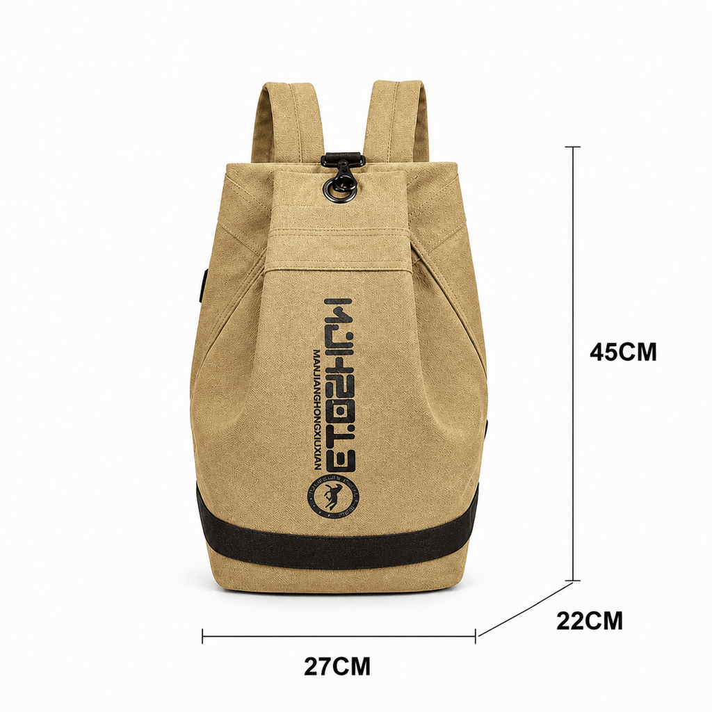 Sac à Dos en Toile Grande Capacité pour Voyageur - 1001 Sacs