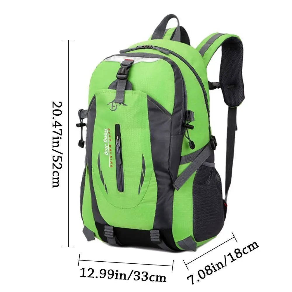 Sac à Dos Nylon Imperméable 40L pour Randonnée et Camping - 1001 Sacs