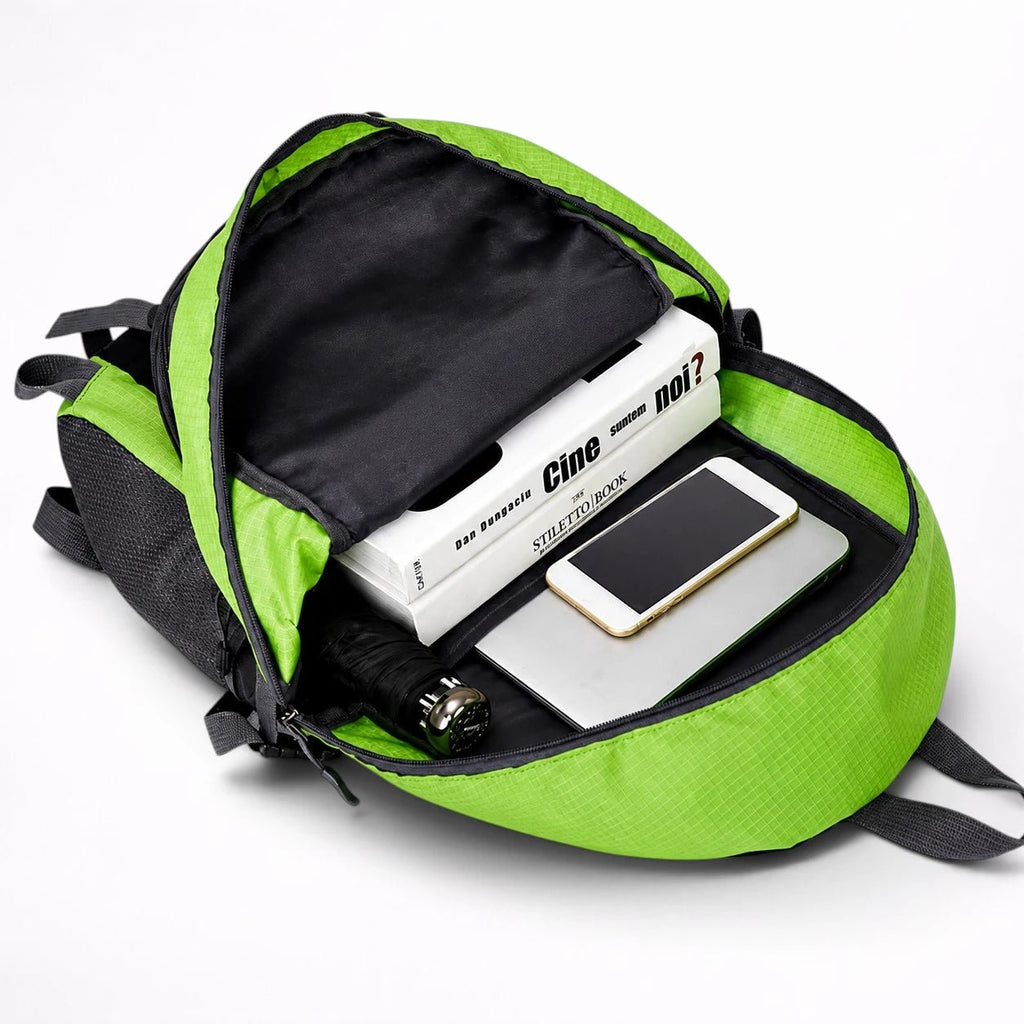 Sac à Dos Nylon Imperméable 40L pour Randonnée et Camping - 1001 Sacs