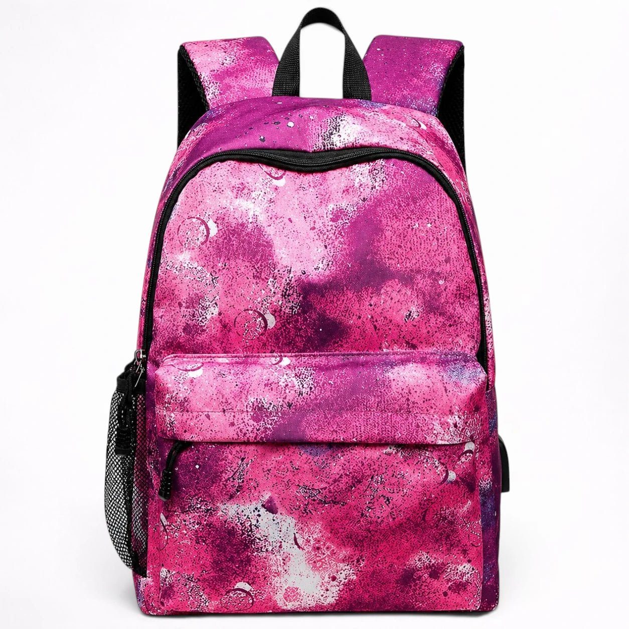 Sac à Dos Scolaire en Toile avec Port USB - 1001 Sacs