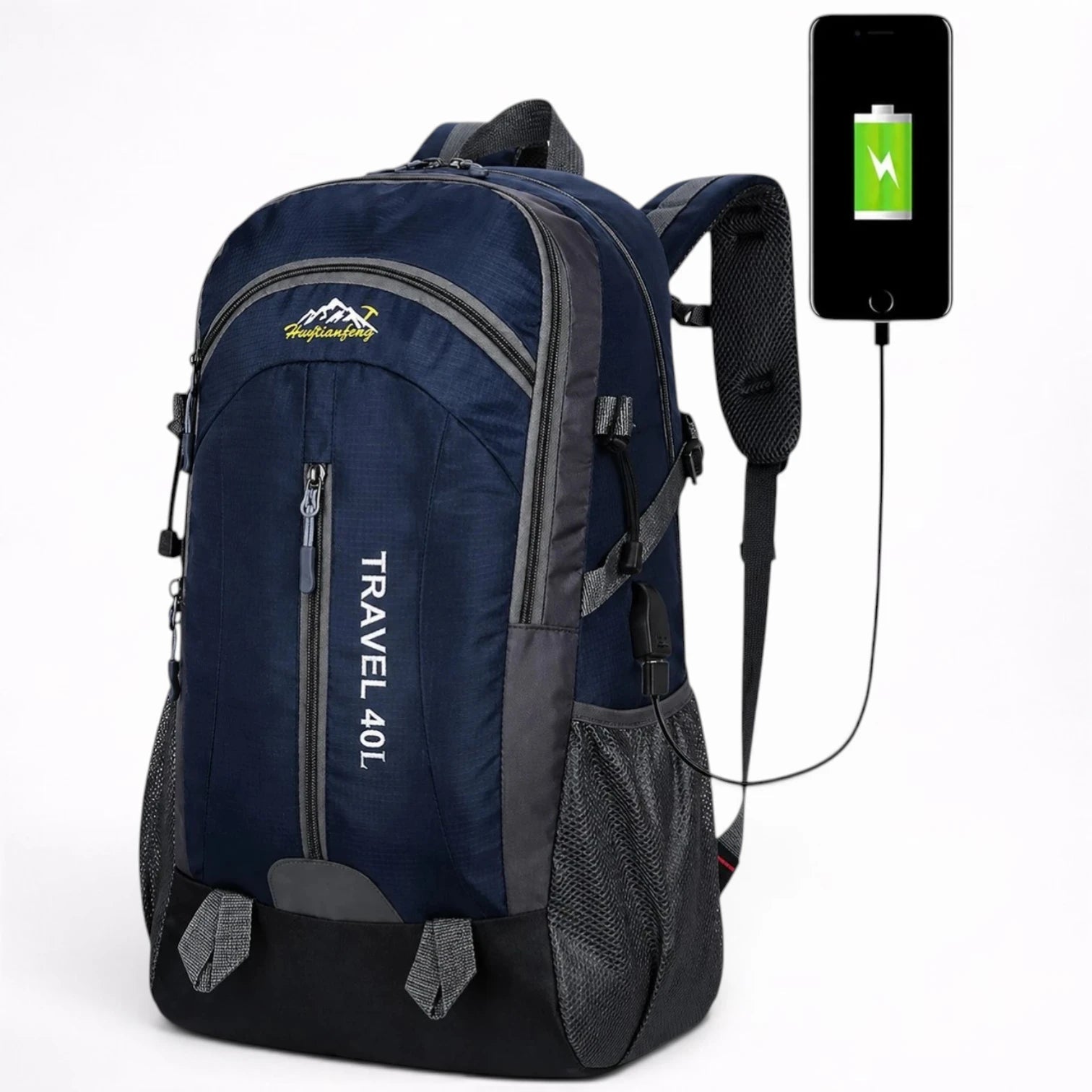 Sac à Dos Tactique 40L Imperméable pour Randonnée - 1001 Sacs