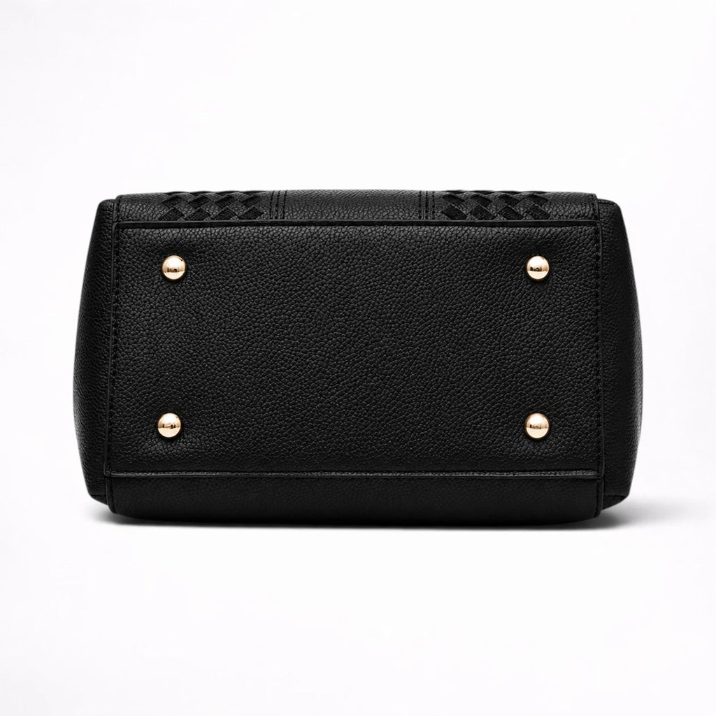 Sac à Main en Cuir Brodé avec Pompon pour Femme - 1001 Sacs