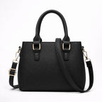 Sac à Main en Cuir Brodé avec Pompon pour Femme - 1001 Sacs