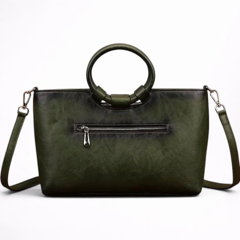 Sac à Main en Cuir Gaufré Rétro - 1001 Sacs
