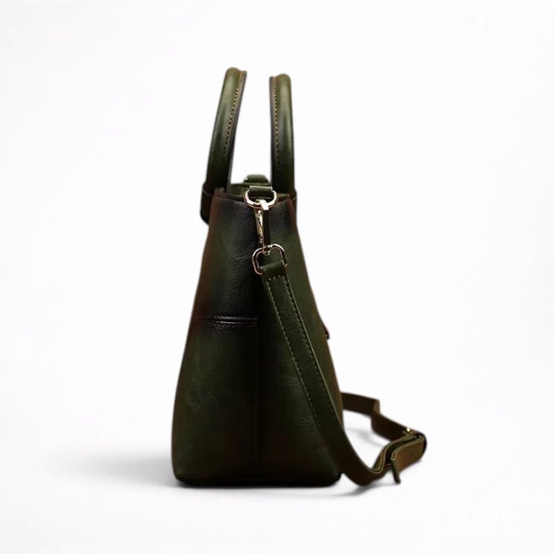 Sac à Main en Cuir Gaufré Rétro - 1001 Sacs