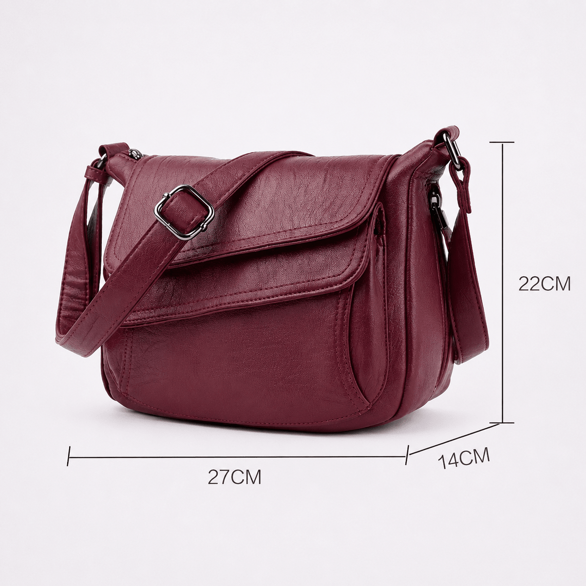 Sac à Main en Cuir Souple Casual pour Femme - 1001 Sacs