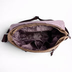 Sac Bandoulière en Toile à Rabat Carré - 1001 Sacs