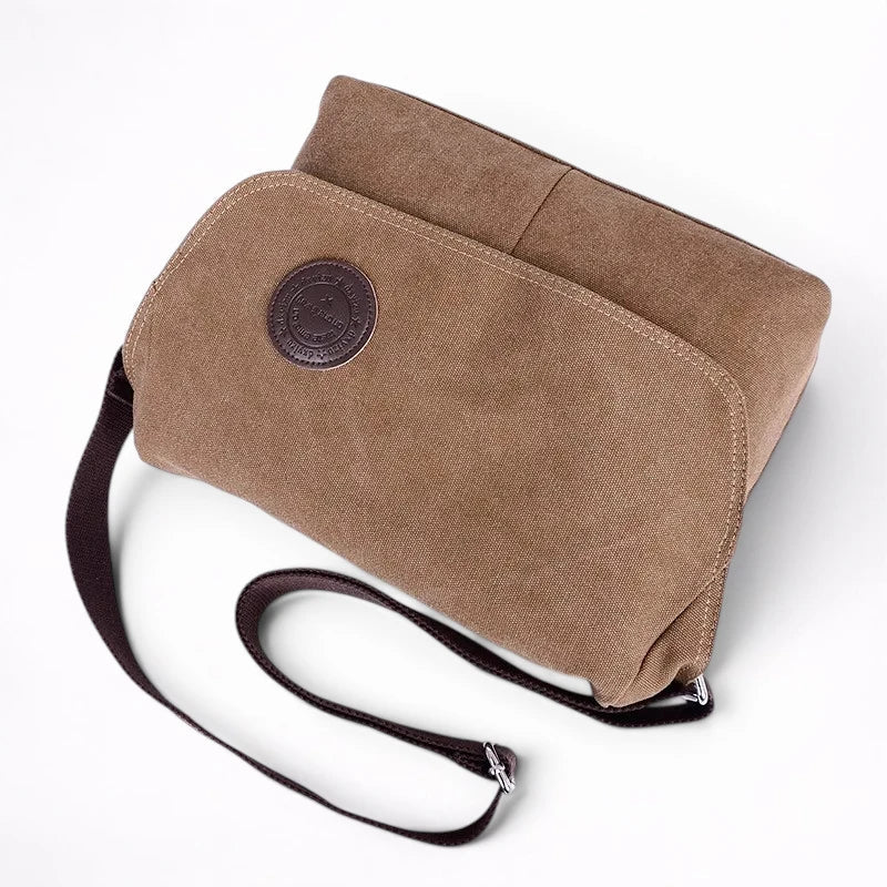 Sac Bandoulière en Toile à Rabat Carré - 1001 Sacs