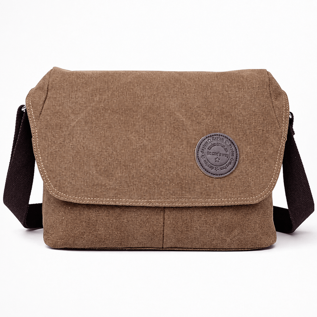 Sac Bandoulière en Toile à Rabat Carré - 1001 Sacs