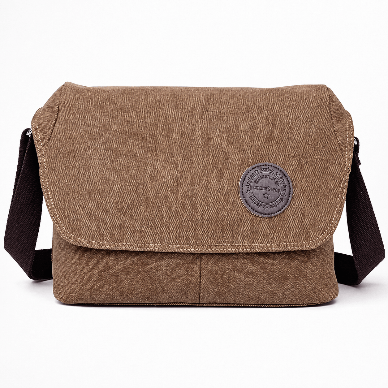 Sac Bandoulière en Toile à Rabat Carré - 1001 Sacs