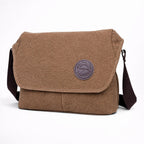 Sac Bandoulière en Toile à Rabat Carré - 1001 Sacs