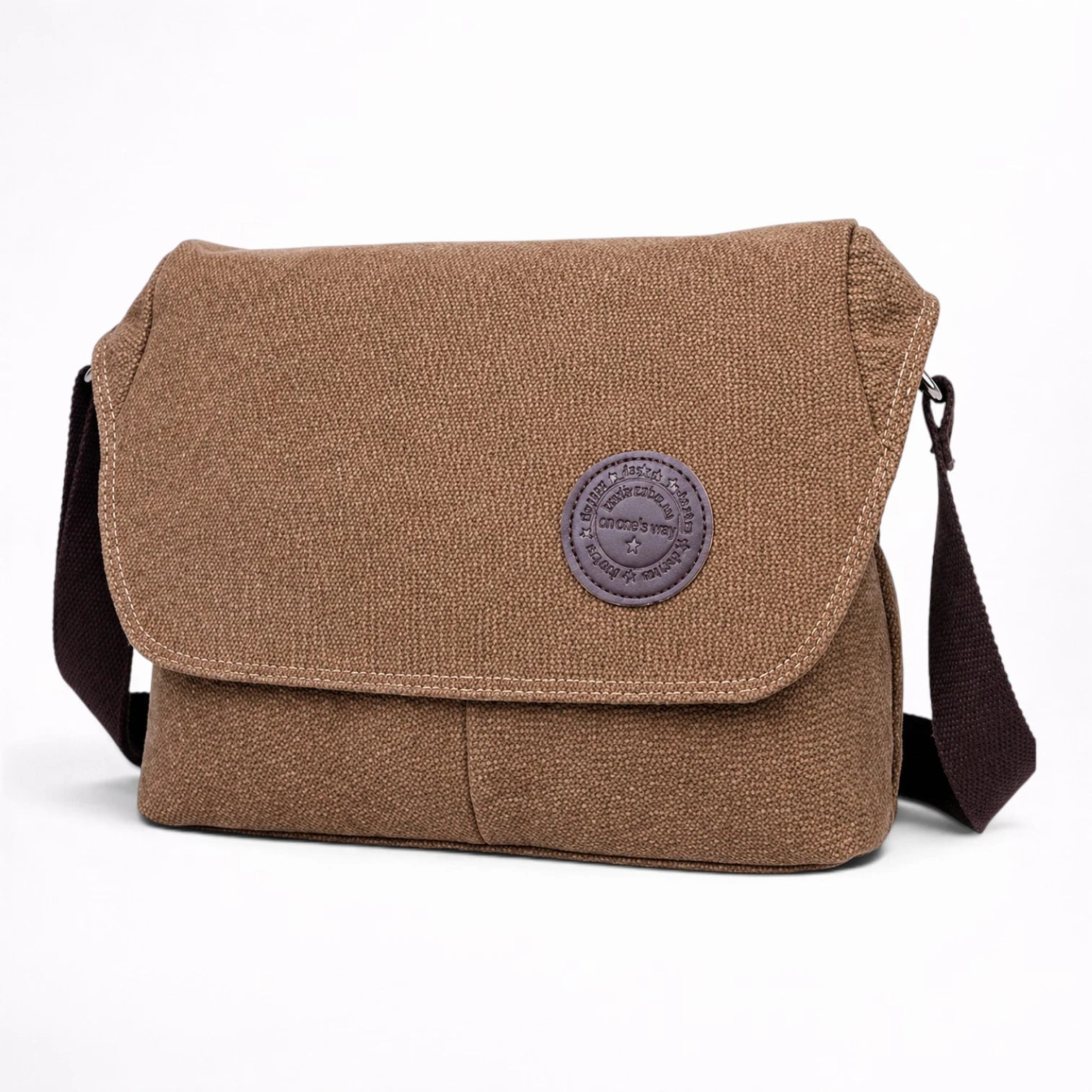 Sac Bandoulière en Toile à Rabat Carré - 1001 Sacs