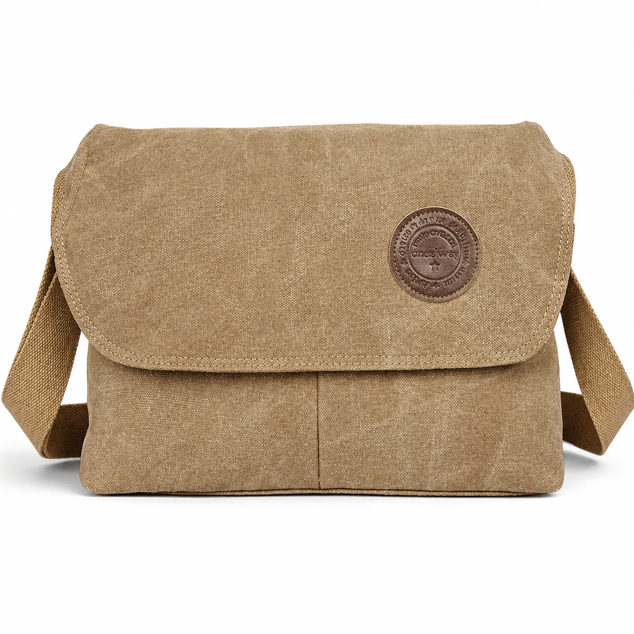 Sac Bandoulière en Toile à Rabat Carré - 1001 Sacs