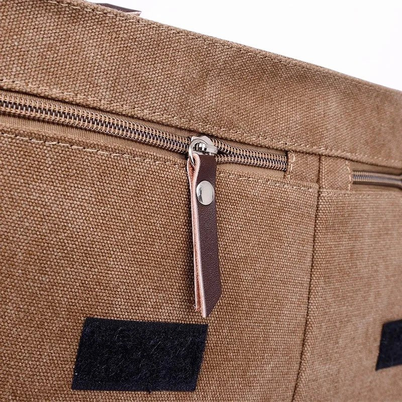 Sac Bandoulière en Toile à Rabat Carré - 1001 Sacs