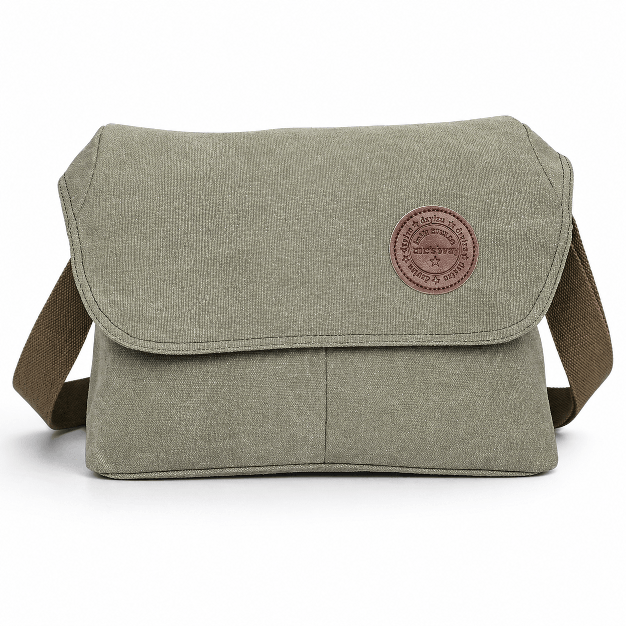 Sac Bandoulière en Toile à Rabat Carré - 1001 Sacs