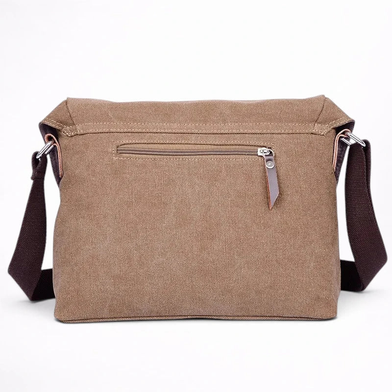Sac Bandoulière en Toile à Rabat Carré - 1001 Sacs