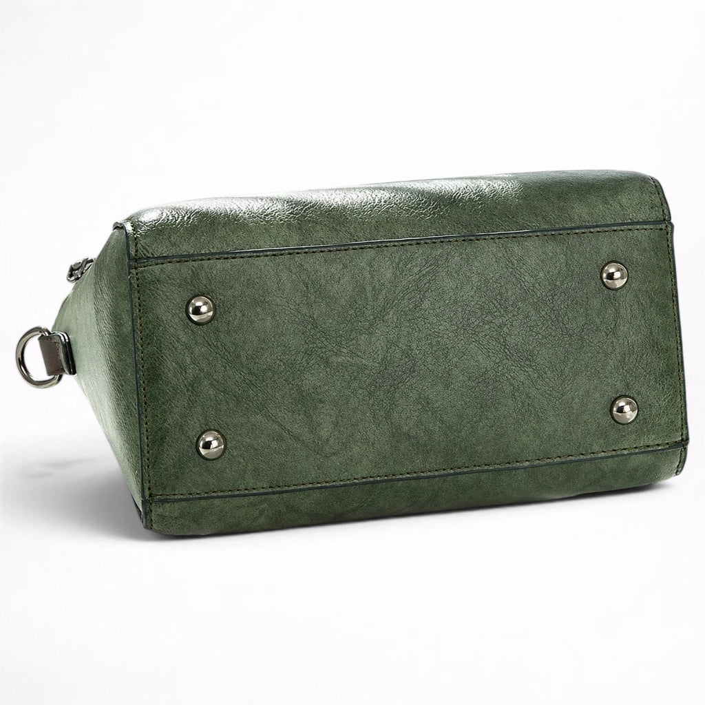 Sac Boston Vintage avec Pompon Bandoulière - 1001 Sacs