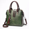 Sac Boston Vintage avec Pompon Bandoulière - 1001 Sacs