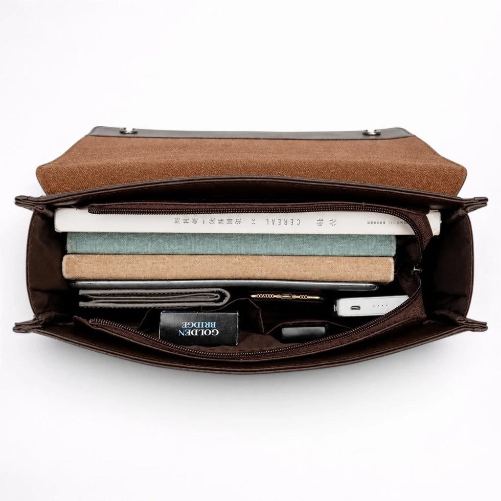 Sac Cabas en Cuir PU Organiseur pour Ordinateur et Documents - 1001 Sacs
